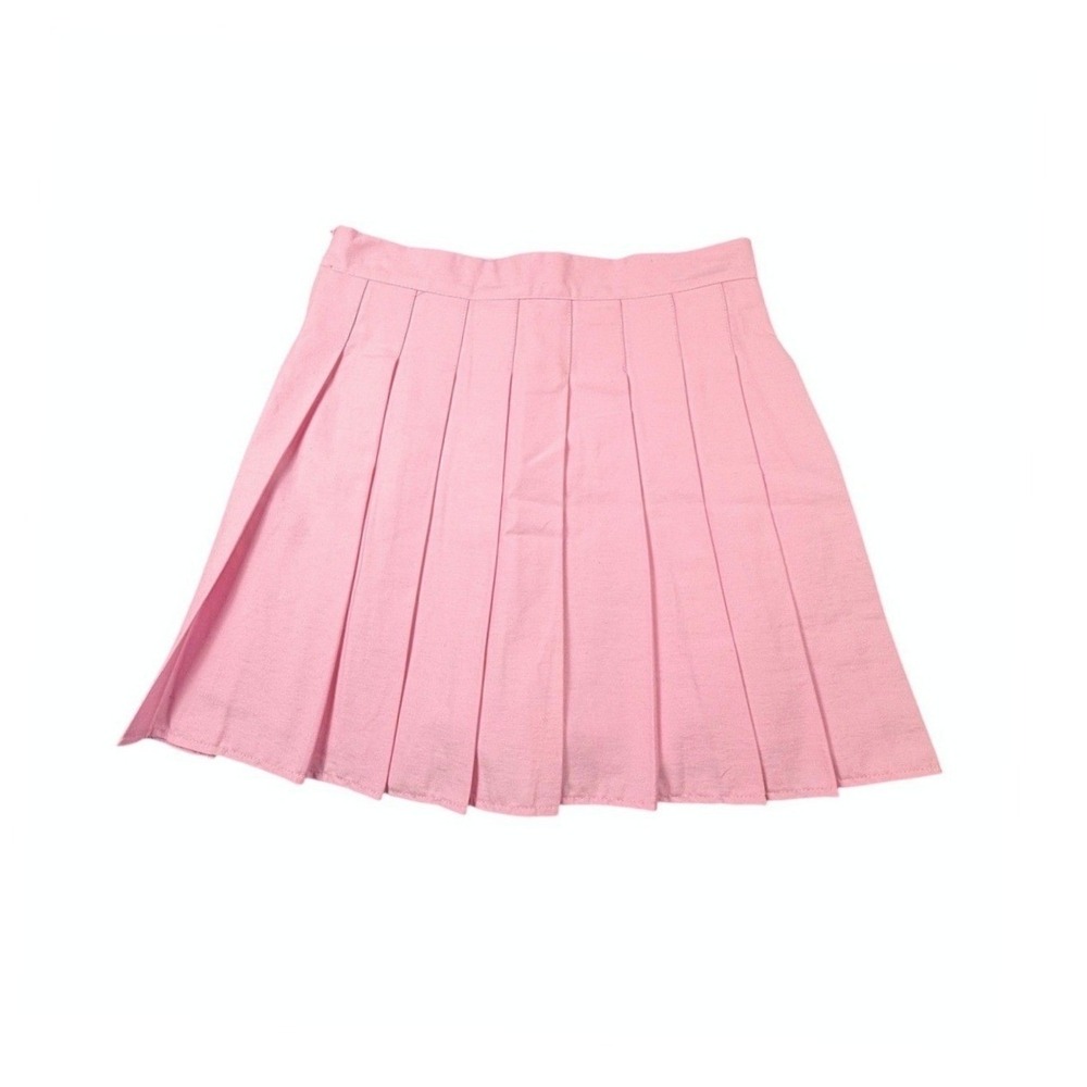 NWT Wildcat Pink Pleated Tennis Mini Skirt Built In Shorts Small Coquette Barbie